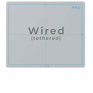 Wired (tethered)